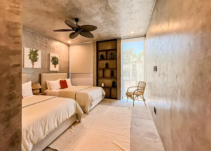 3br Gated Private Pool & Gym Area Villa Tulum